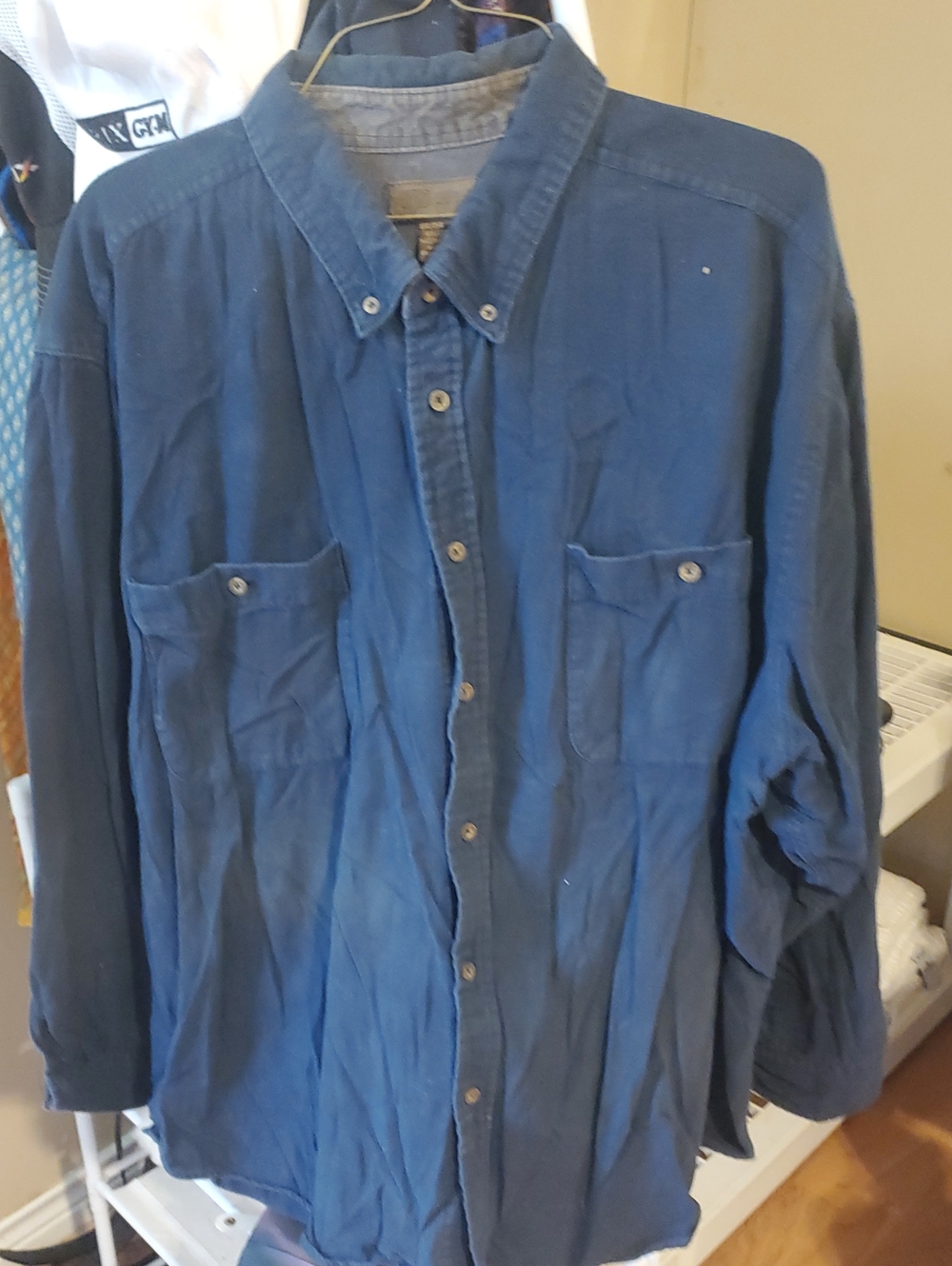 Faded Glory Navy Blue Lightweight Shirt Jacket